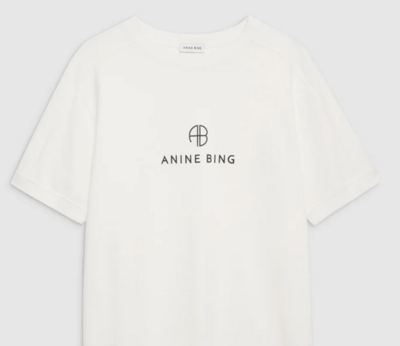 Camiseta Jaylin monogram Anine Bing